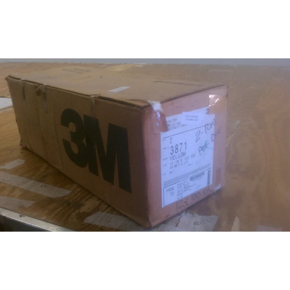 3M DIAMOND GRADE 3871 YELLOW HIGH INTENSITY GRADE REFLECTIVE ROLL 12